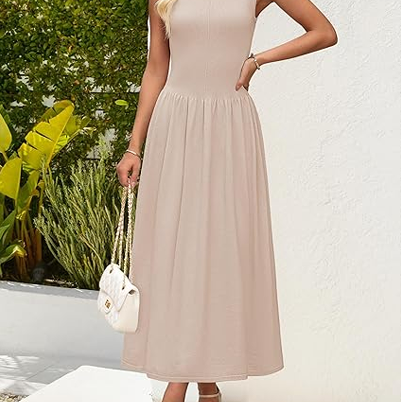 Sleeveless Summery Maxi Dress for Women