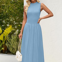 Sleeveless Summery Maxi Dress for Women
