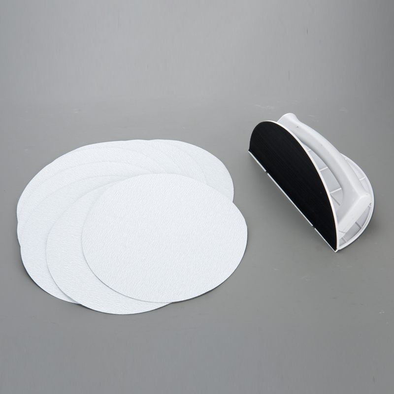 🔥Multifunctional Semi-Circular Angle Sanding Sandpaper Tool