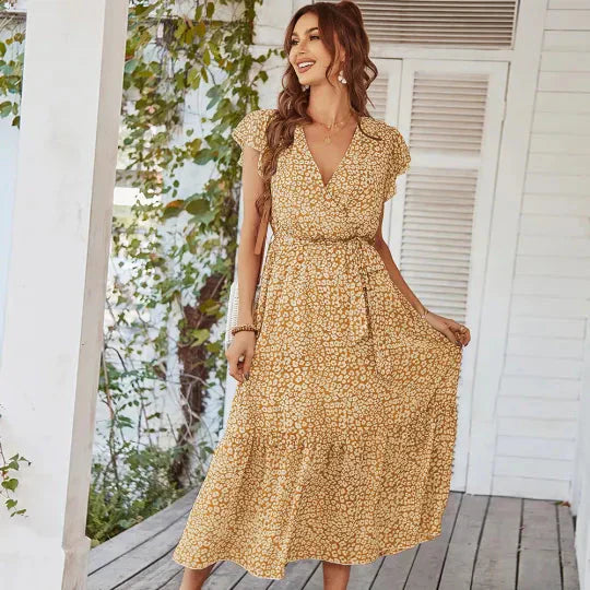👗Summer New Style - Casual Resort Dress With Print