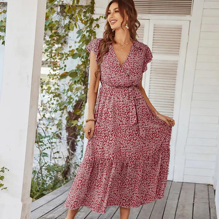 👗Summer New Style - Casual Resort Dress With Print