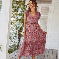 👗Summer New Style - Casual Resort Dress With Print