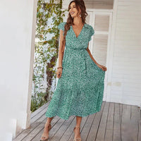 👗Summer New Style - Casual Resort Dress With Print