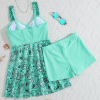 🔥Last Day Sale 49%🔥Strap Top & Fitted Swim Shorts Separable Swimsuit 