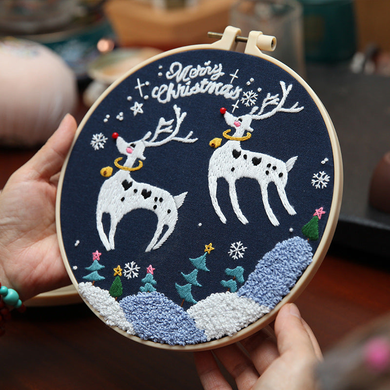 🔥Last Day Sale 49% 🔥Christmas Embroidery DIY Kit