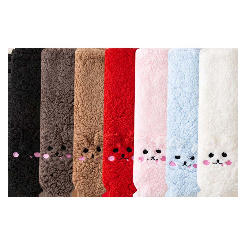 Little Bear Ultra-thick Cozy Slipper Home Socks
